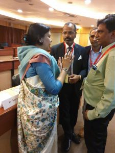 Dr-Hulas-Pathak-PI-CEO-IGKV-R-ABI-interaction-with-Ms-Neeru-Bhooshan-CEO-PUSA-Krishi-at-SAMARTH-WORKSHOP-Review-and-Planning-meeting-in-New-Delhi-dated-18-Nov-2019