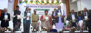 Launch-of-IGKV-R-ABI-publications-Tattva-A-compendium-of-Agri-start-ups-at-79th-annual-conference-Indian-Society-of-Agriculture-Economics.